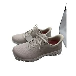 Skechers Women's Hands Free Swift Fit Sneaker Tan Slip On Shoes Size 8